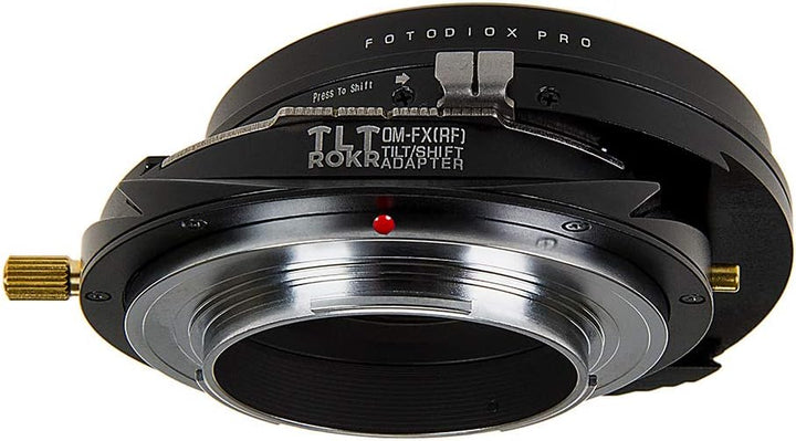 Fotodiox Pro TLT ROKR Tilt/Shift Lens Adapter Compatible with Olympus OM 35mm Film Lenses on Fujifil