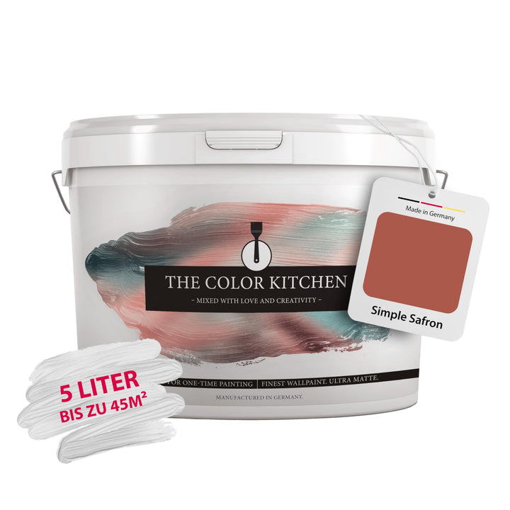 A.S. Création THE COLOR KITCHEN kräftige Wandfarbe - Malerfarbe für farbenfrohe Räume - matte Innenf
