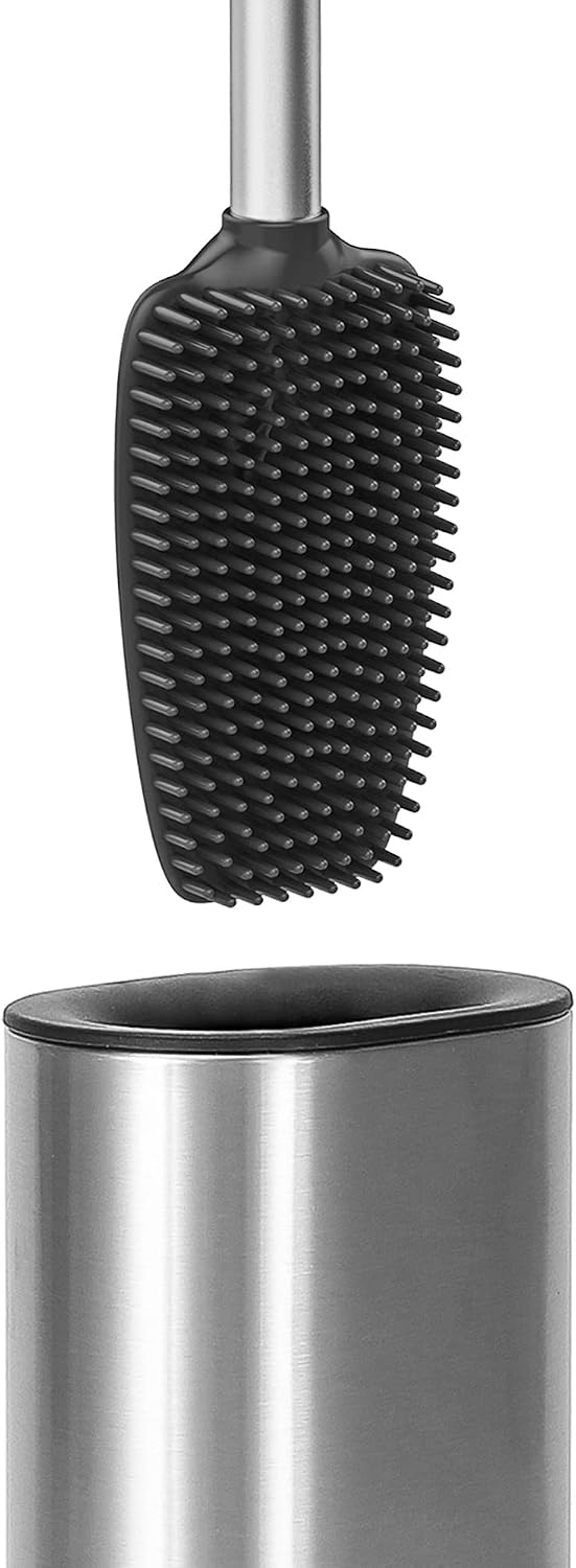 WEISSENSTEIN Klobürste Silikon - Flach &amp; Flexibel