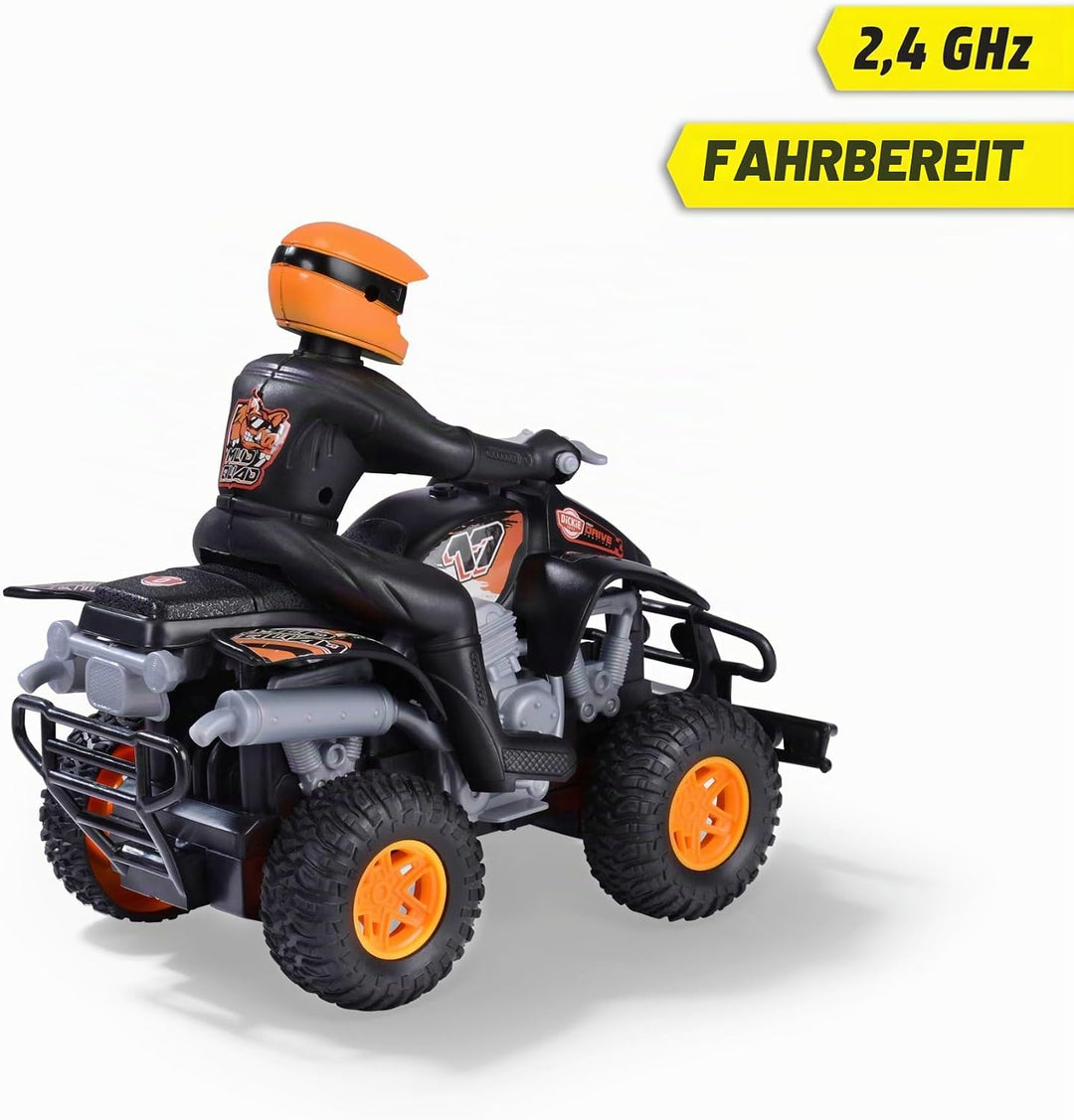 Dickie Toys - RC Auto Mud Quad (21 cm) - ferngesteuertes Auto ab 6 Jahre mit Gummireifen, Remote Con