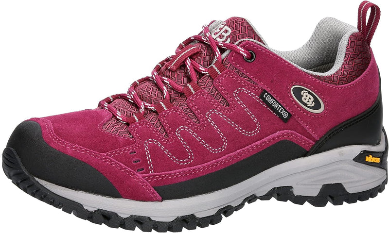 Brütting Damen Mount Nansen Low Traillaufschuhe 40 EU Pink Grau, 40 EU Pink Grau