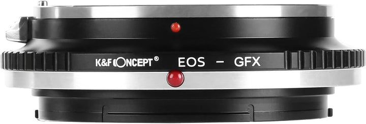 K&F Concept EOS - GFX Objektivadapter, Objektiv Adapterring für Canon EOS EF Objektiv auf Fujifilm F