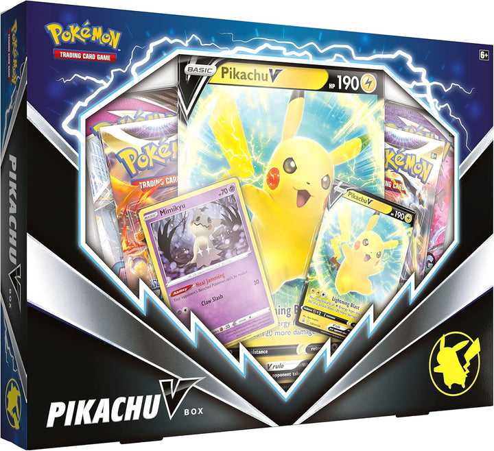 Pokemon 85117 Zubehör, Multicolor Pokemon TCG: Pikachu V Box, Pokemon TCG: Pikachu V Box