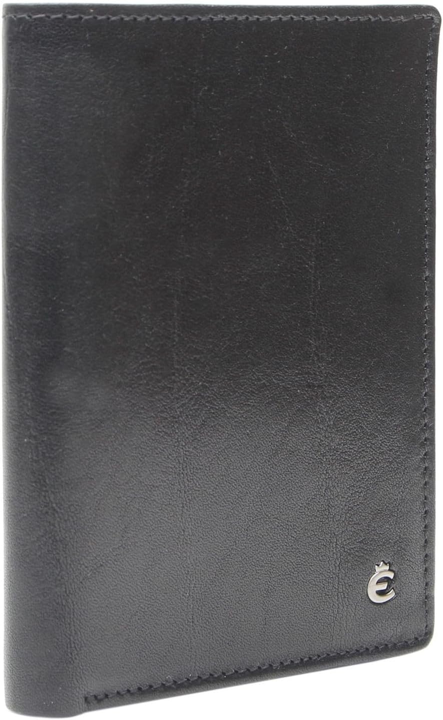 Esquire Toscana Ausweisetui Leder 10 cm Schwarz, Schwarz