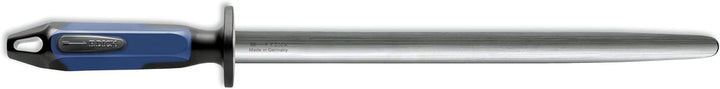 Dick Wetzstahl 30 cm oval - Messerschärfer mit Standardzugzug - Griff blau-schwarz