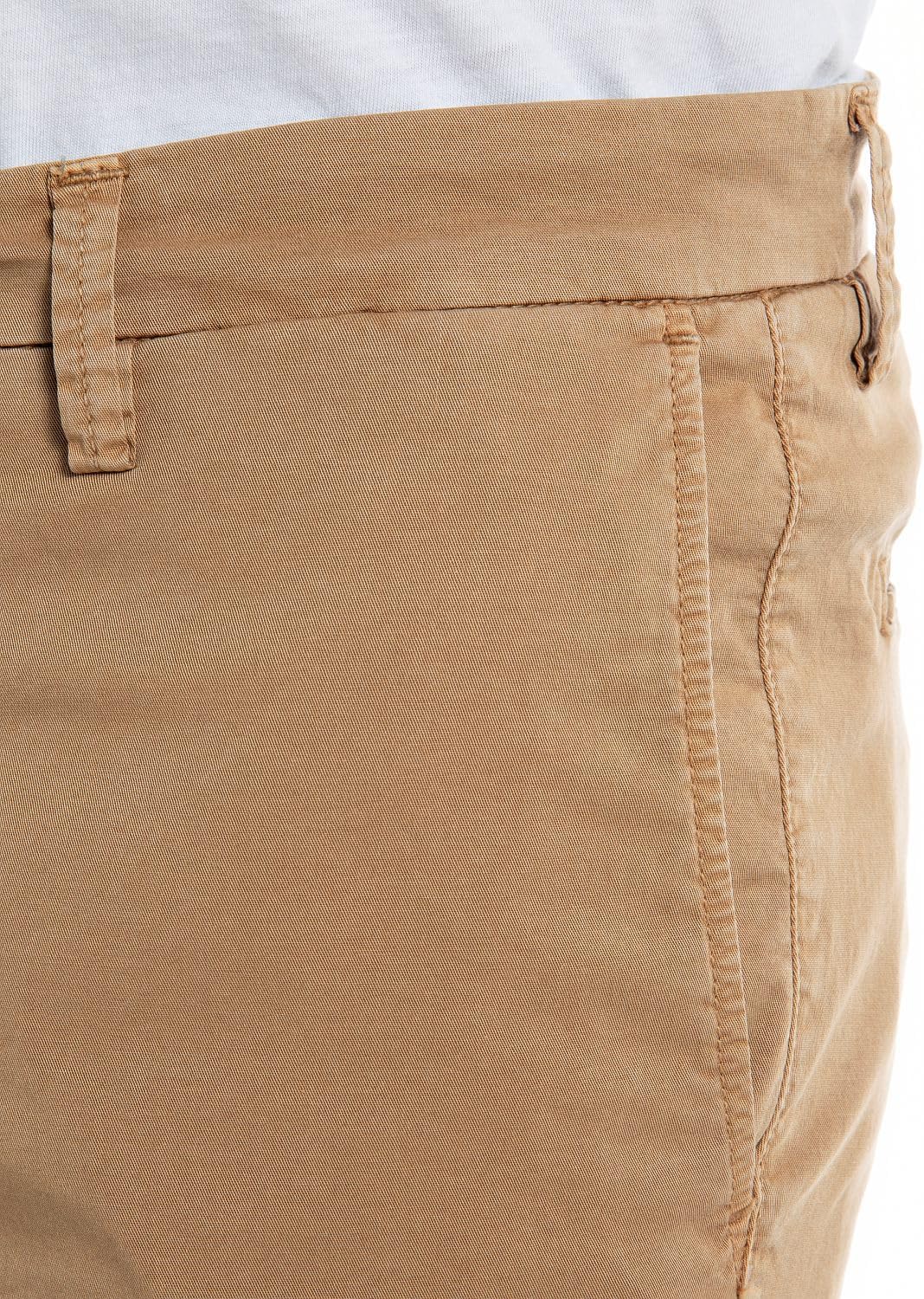 Replay Herren Chino Hose Benni Regular-Fit mit Stretch 36W / 32L Havana 325, 36W / 32L Havana 325
