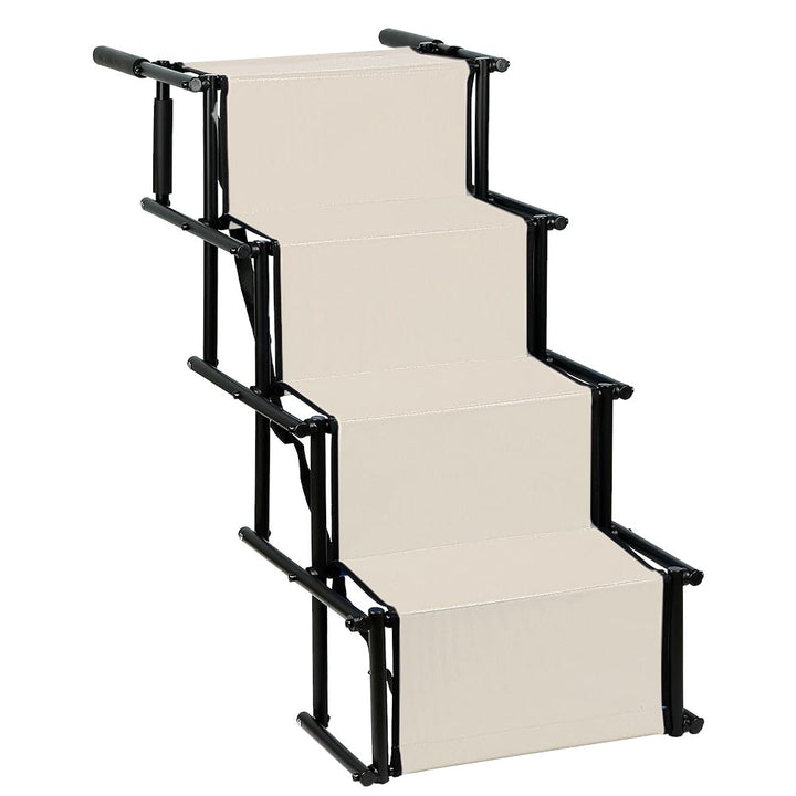 Faltbare Hundetreppe Auto, 4 Stufen, Leichte Kletterleiter für Hunde und Katzen hundetreppe grosse H
