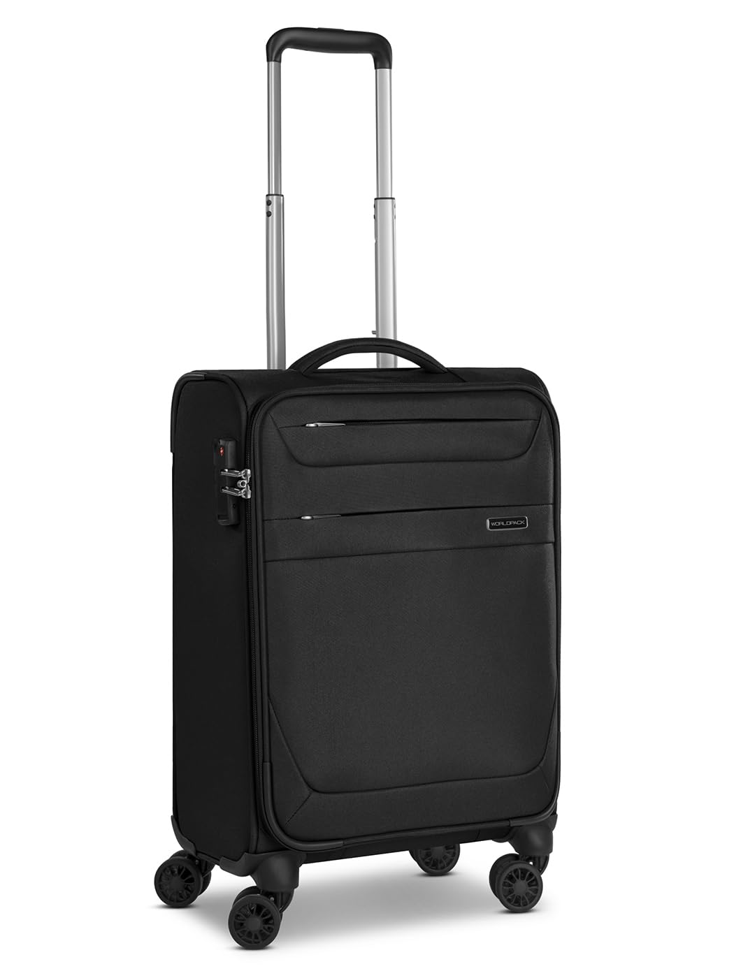 Worldpack Kleiner Weichgepäck Kabinen-Koffer | Cabin-Trolley 36 x 20 x 55 cm aus hochwertigem, robus