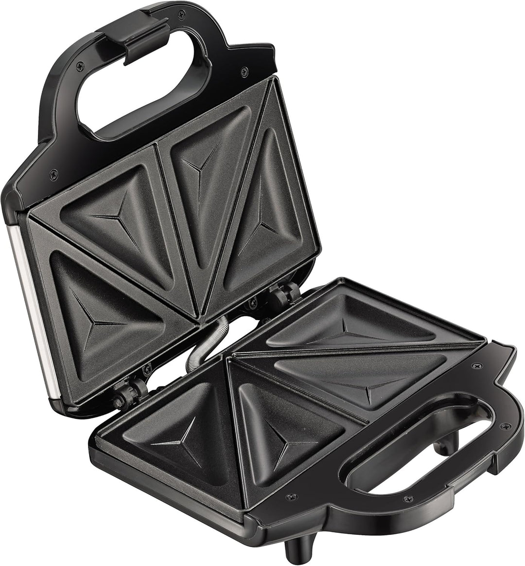 Tefal Element TL4308 Toaster, 7 Bräunungsstufen (1000 Watt) silber/schwarz & Ultracompact Sandwichma