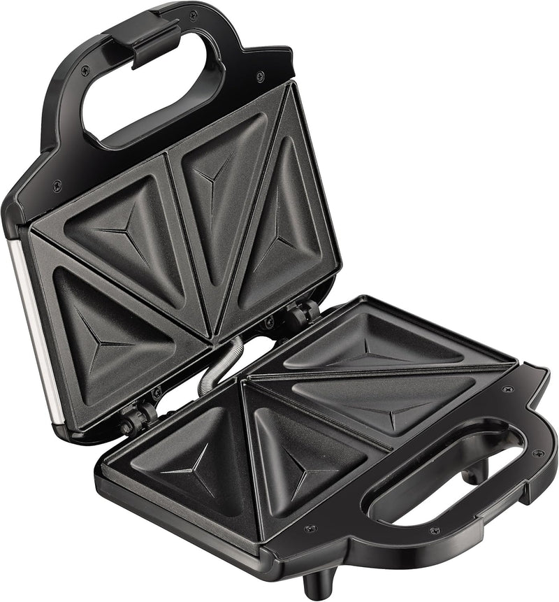 Tefal Element TL4308 Toaster, 7 Bräunungsstufen (1000 Watt) silber/schwarz & Ultracompact Sandwichma