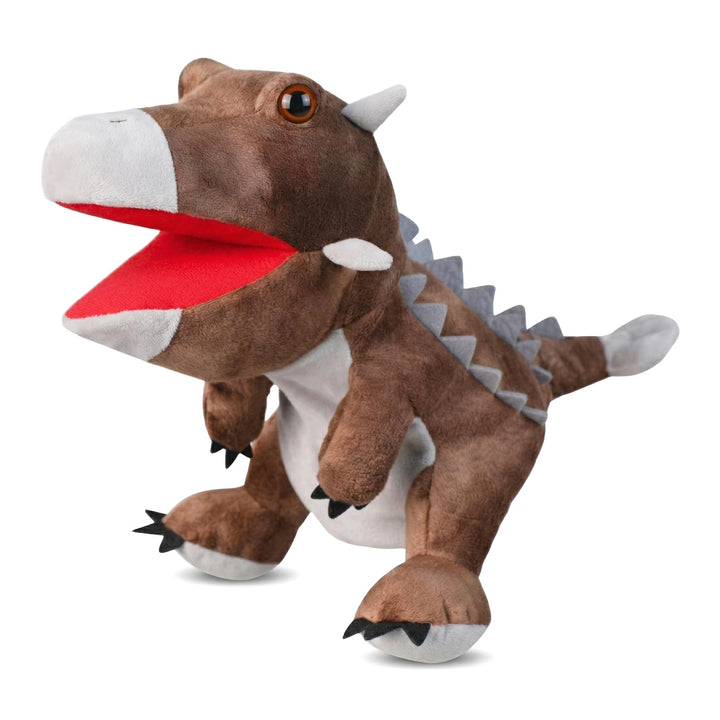 LOMTRATS Dinosaurier-Handpuppen für Kinder, Kleinkind enthält Triceratops und Tyrannosaurus Rex mit