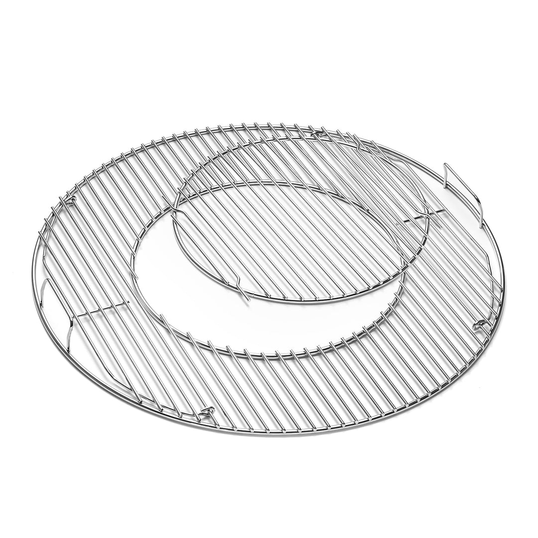 8835 54,6CM Rund Grillrost für Weber 57CM Holzkohlegrills,Abnehmbarer Grillrost Ersatz für Weber Koh