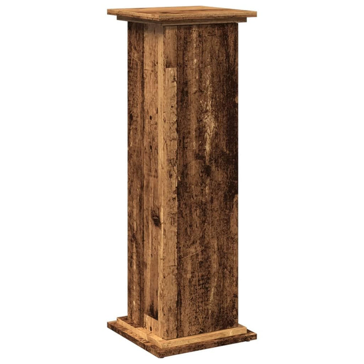 vidaXL Postament mit Stauraum Altholz-Optik 31x30x90 cm Holzwerkstoff 31 x 30 x 90 cm Altholz, 31 x