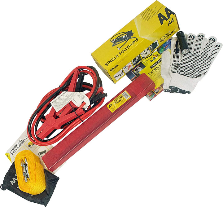 AA Car Essentials 5060114610651 Notfall-Pannen-Set Auto-Set Emergency Breakdown Kit, Auto-Set Emerge