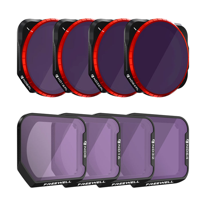 Freewell All Day 8er-Pack ND, ND/PL Filter für Mavic 3 Classic