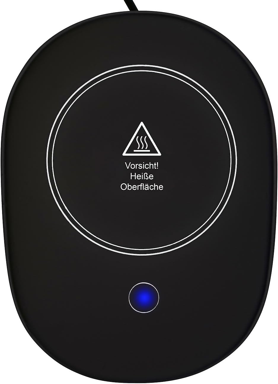 PEARL Heizplatte Tassenwärmer: 4er-Set USB-Tassenwärmer mit Automatik- & Warmhalte-Funktion mit 55 °