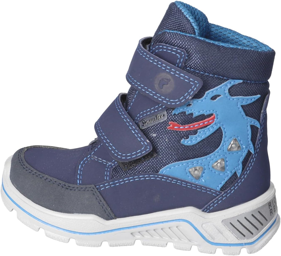 RICOSTA Jungen Stiefel GRISU, Kinder Boots, Weite: Weit, lose Einlage, Sympatex, Blinklicht 29 EU We