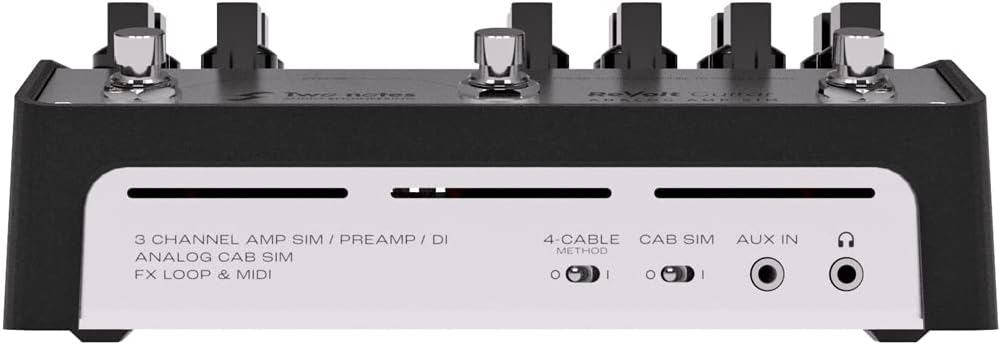 Two Notes ReVolt Guitar Preamp Simulator Verstärker + keepdrum Klinkenkabel
