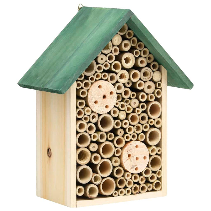 vidaXL 2X Tanne Massiv Insektenhotel Insektenhaus Nistkasten Bienen Brutkasten