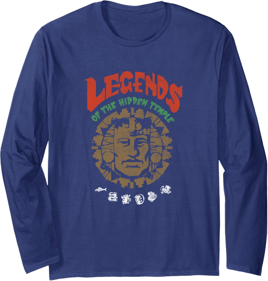 Legends of the Hidden Temple Vintage Poster Langarmshirt