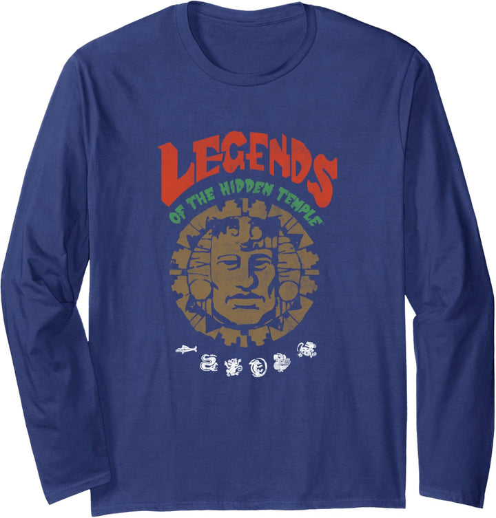 Legends of the Hidden Temple Vintage Poster Langarmshirt