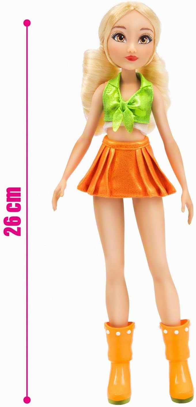 Winx Iconic Puppe – Stella, 27cm, bewegliche Gelenke, goldenes Haar, ikonisches Outfit – offizielles