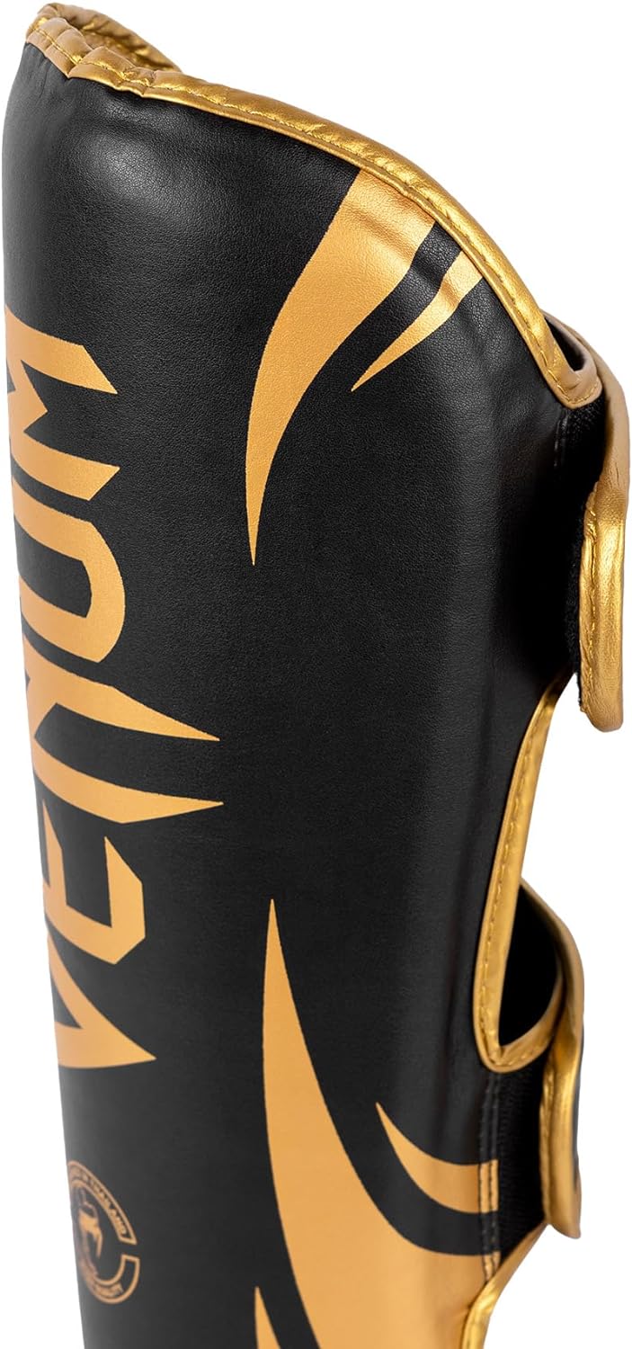 Venum Erwachsene Schienbeinshoner Challenger 2.0 XL Schwarz/Gold, XL Schwarz/Gold