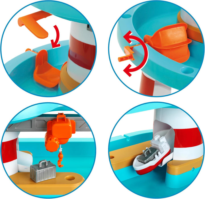 Theo Klein 7715 Aqua Action Lighthouse Wasserspieltisch XXL | Interaktiv & Motorik-Spielzeug | Spiel