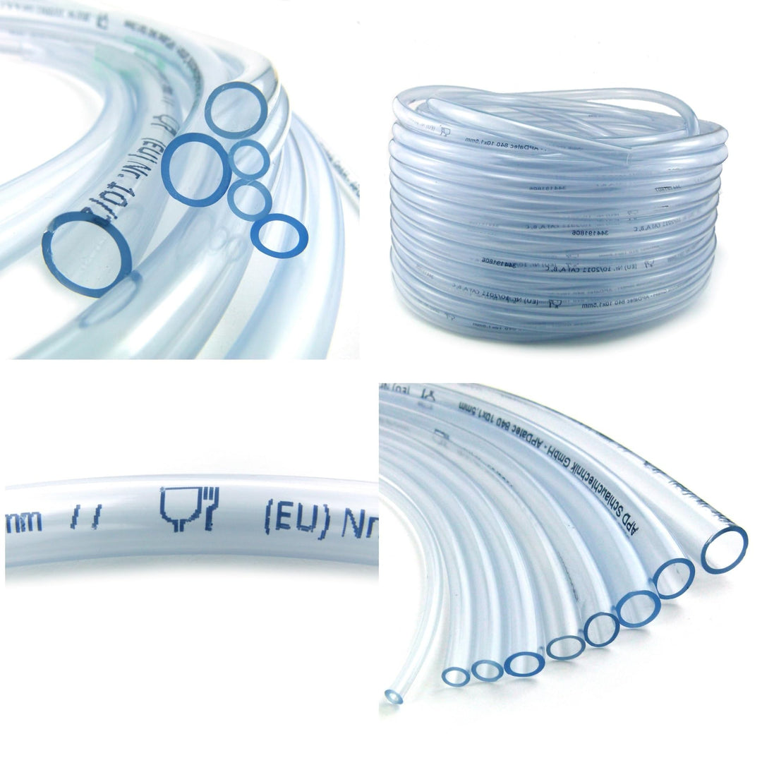 PVC Schlauch Aquariumschlauch Wasserschlauch Luftschlauch Lebensmittel konform Innen-Ø 28 mm, Aussen