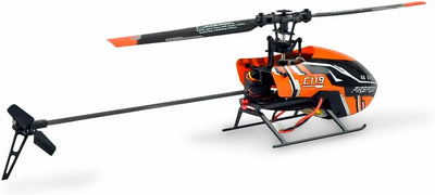 Amewi 25312 AFX4 Single-Rotor Helikopter 4-Kanal 6G RTF 2,4GHz RC Hubschrauber, Schwarz-orange