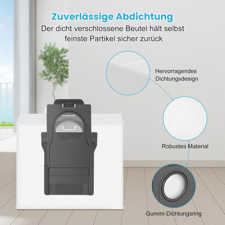 14 Stück Staubbeutel für Dreame L10s Ultra Gen 1/2/3, L10/L10s Pro/L20/L40/L50/X40/X50/Aqua10/Matrix