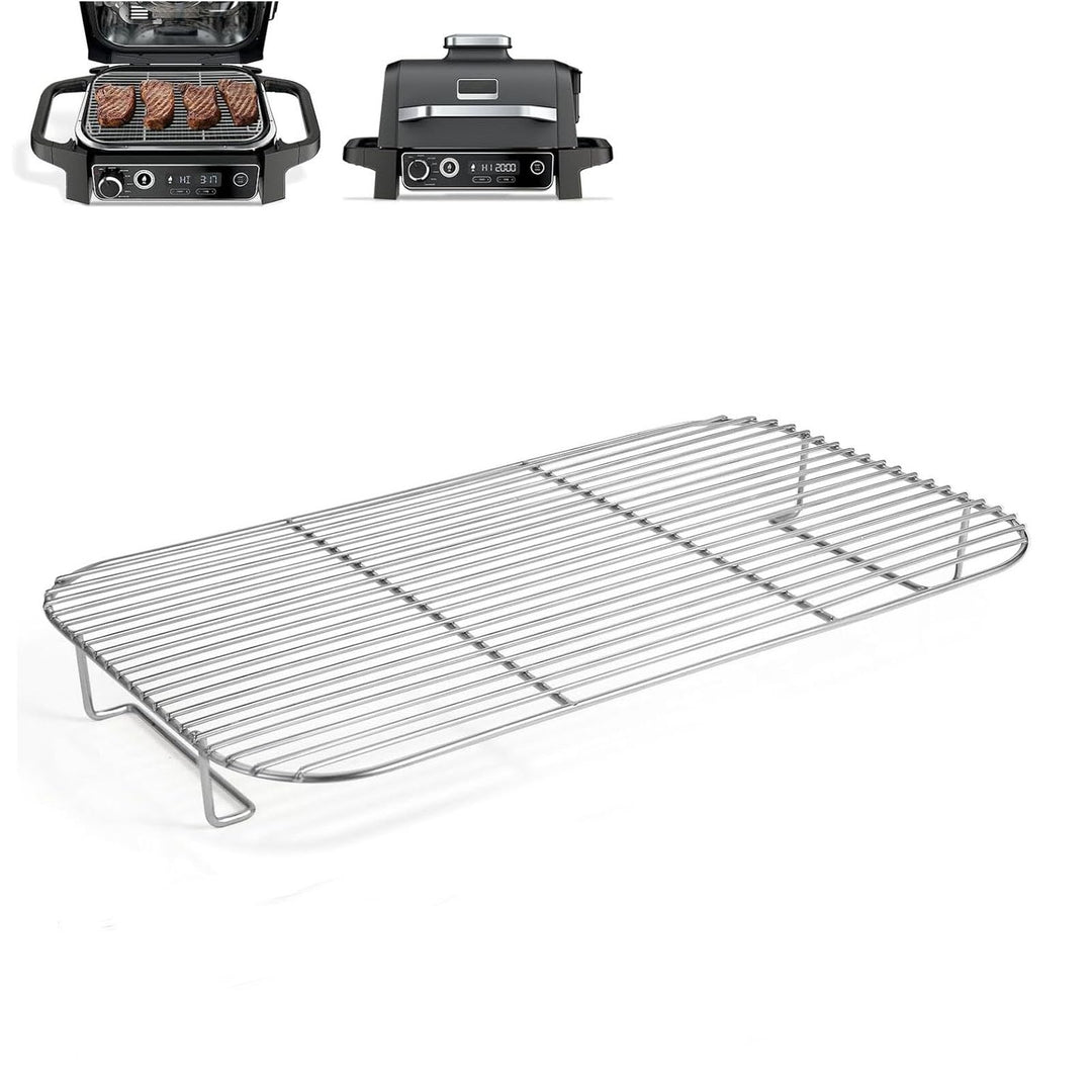 Edelstahl Grillrost für Ninja Woodfire OG701EU perfekt zum Räuchern grosser Fleischstücke Rost Grill
