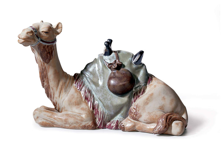 LLADRÓ Figur Das Kamel. Kamel (Krippenfigur). Porzellan.