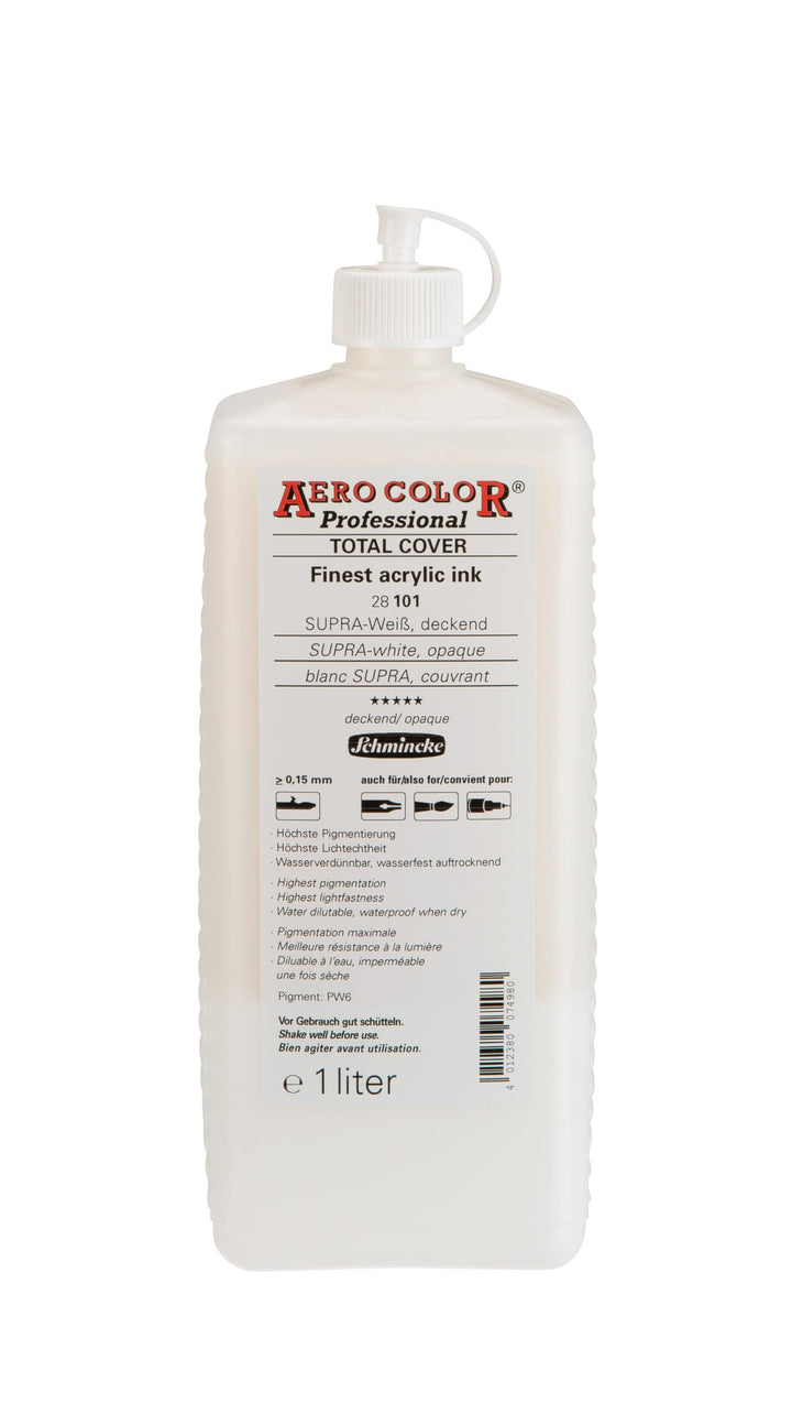AERO COLOR Prof Airbrush 1000ml Supra Weiss deckend [Spielzeug]