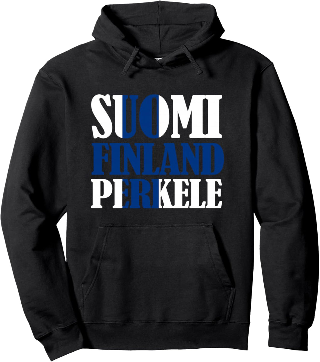 Suomi Perkele Eishockey Flagge von Finnland Pullover Hoodie