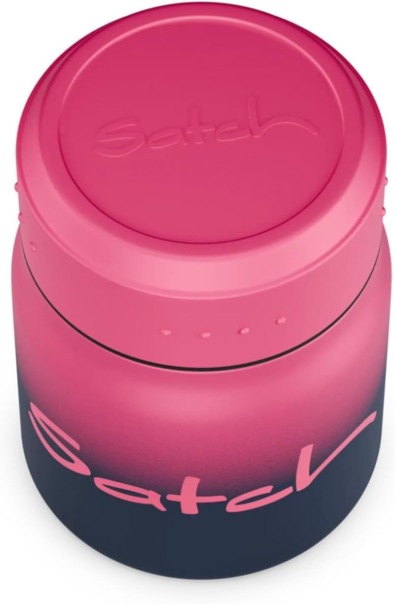 Satch Thermo Lunchbox 500ml, auslaufsicher, isoliert, mit Gabel-Löffelkombination Pink Graffiti - Pi