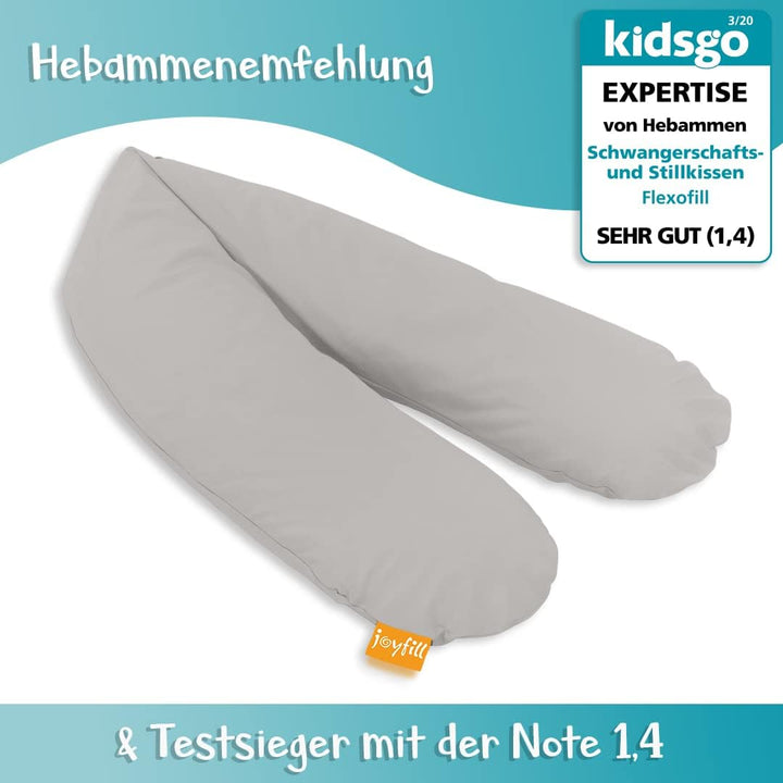 joyfill® Stillkissen Mikroperlen 190cm I Schwangerschaftskissen - Made in Germany I Ideal zum Schlaf