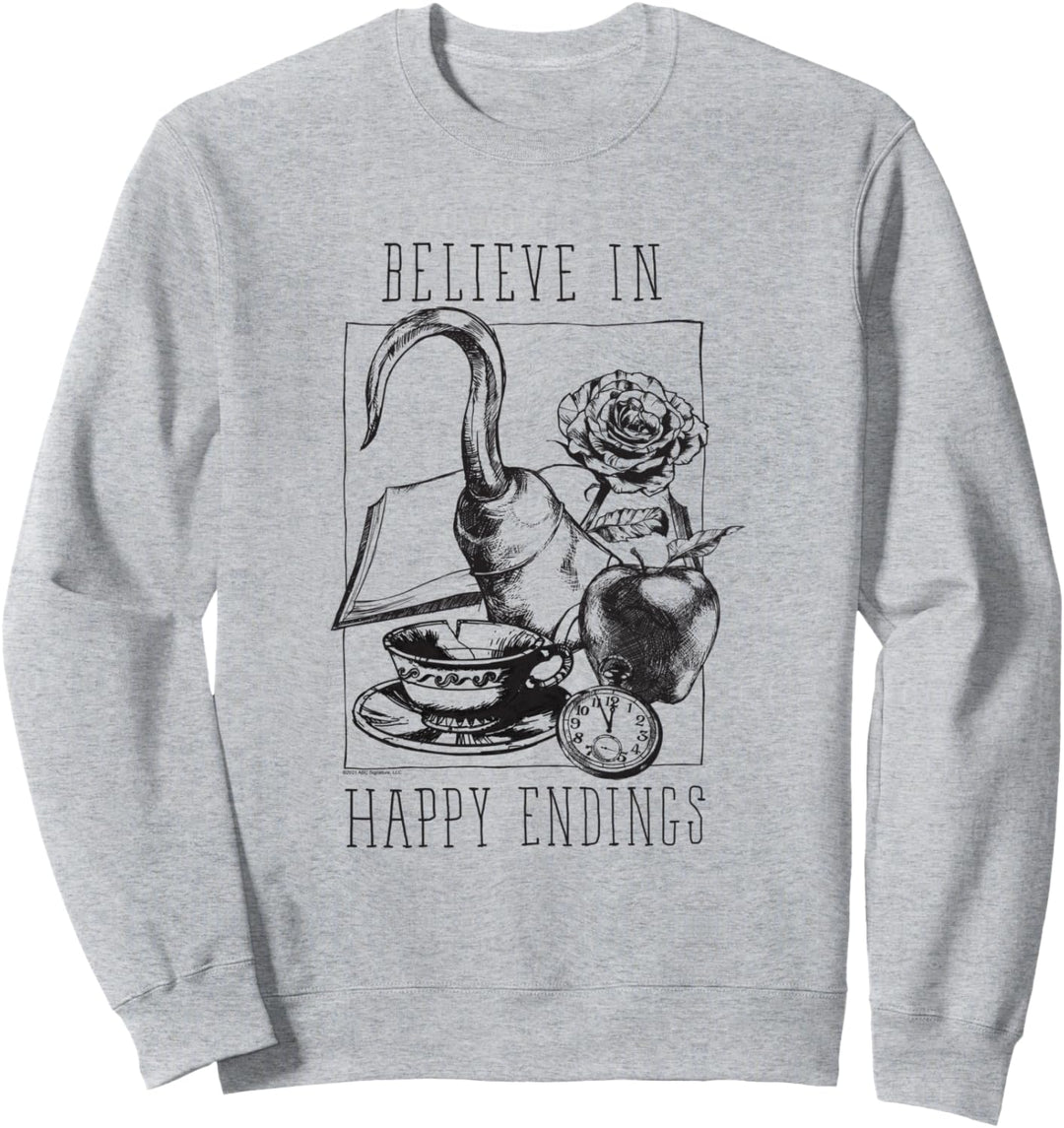 Once Upon a Time Glaube an Glücklich Endungen Sweatshirt