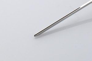 "KIRSCHEN" Werkzeuge 5311005 | Zierschnitzeisen gerade, 0,5mm, Stich 11 Stich 39 gebogen 0,5mm Beige