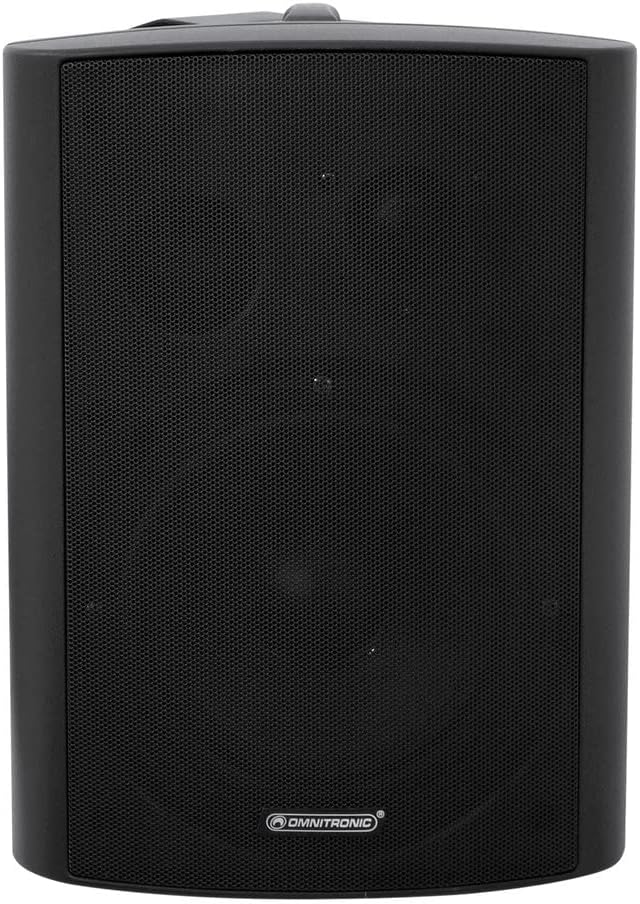 OMNITRONIC WP-6S ELA-Wandlautsprecher | 2-Wege-Lautsprecher mit Halterung, 100 V, 40 W RMS