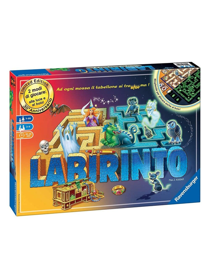 Ravensburger – Magisches Labyrinth Glow In The Dark, Brettspiel, Für 2 An 4 Spieler, 7+ Jahre