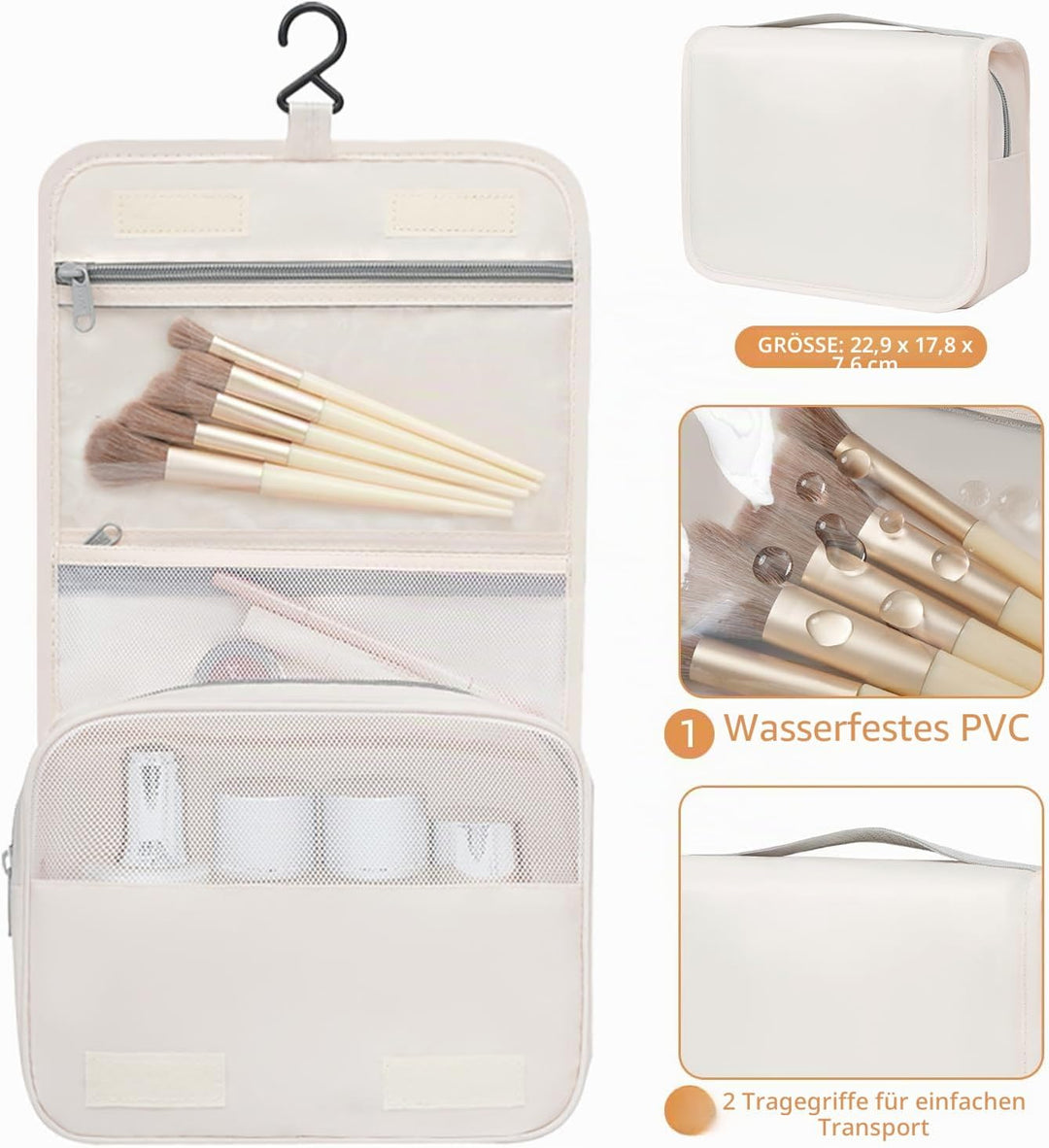 BAGAIL 8er-Set Packwürfel in verschiedenen Grössen Packorganizer für Reisezubehör Handgepäck Koffer