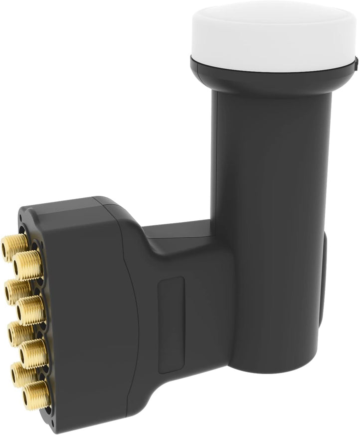 ARLI Universal Octo LNB 0.1 dB – 8 Teilnehmer mit Wetterschutz 40 mm Feed HDTV 4K 8K DVB-S2 Satellit