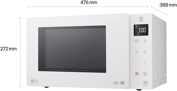 LG Electronics MH 6535 GIH Mikrowelle mit Grill / 1000 W / 25 L/Digitaldisplay/weiss 1000 W 25 Weiss