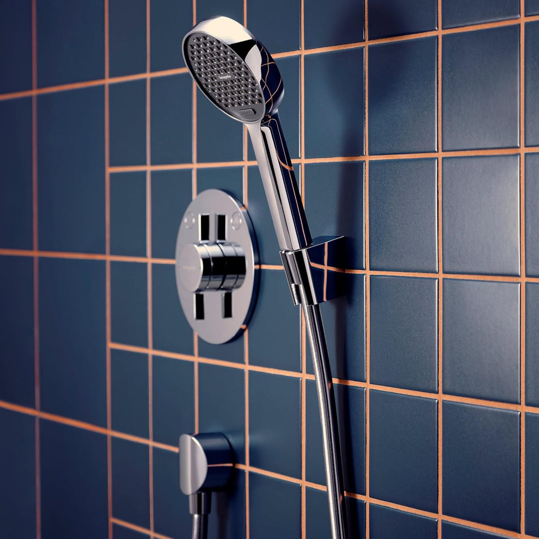 hansgrohe Activera Select S - Duschset mit Duschkopf wassersparend (EcoSmart, 2 Strahlarten), Duschs