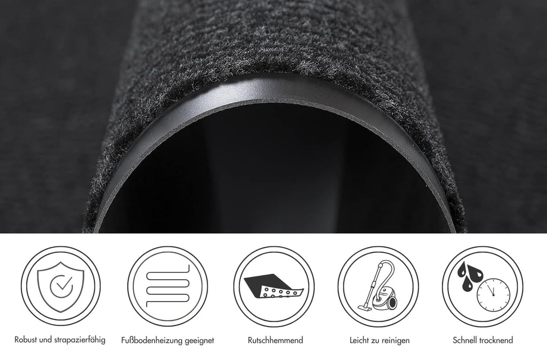 andiamo Fussmatte Easy - Schmutzfangmatte für den Hauseingang - flexibel einsetzbar als Türmatte inn