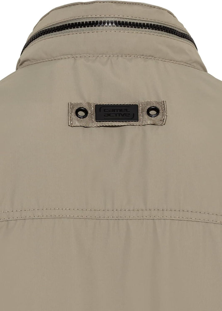 camel active Herren Leichter Blouson aus recyceltem Polyester 29 Khaki, 29 Khaki