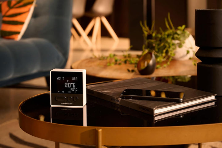 Home Pilot - Smart Thermostat Classic mit Receiver. Energie sparen | Sprachsteuerung | Programmierun