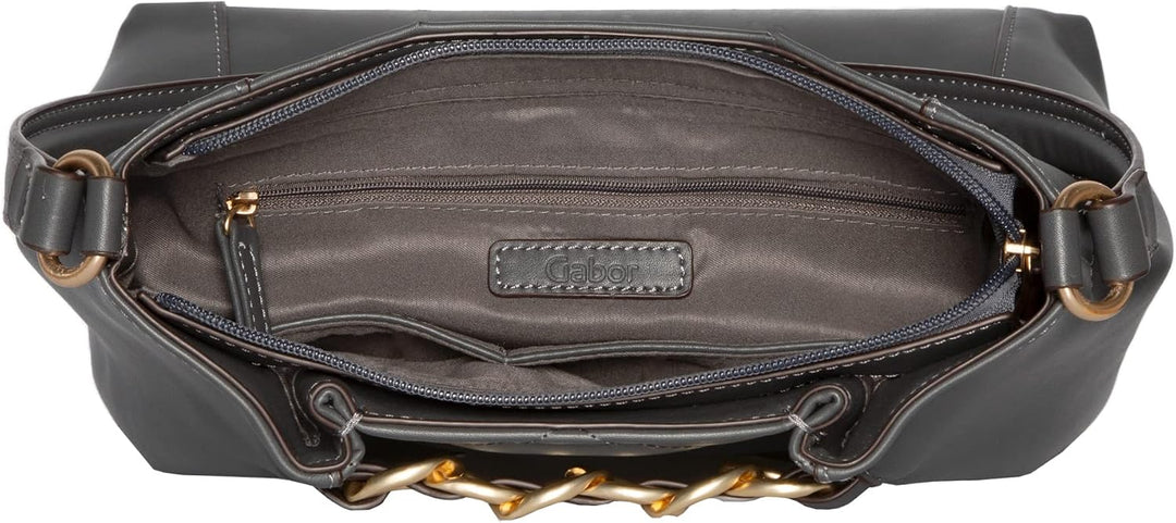 Gabor bags Charlotte Damen Beuteltasche Bucket Bag Dark Grey, Dark Grey