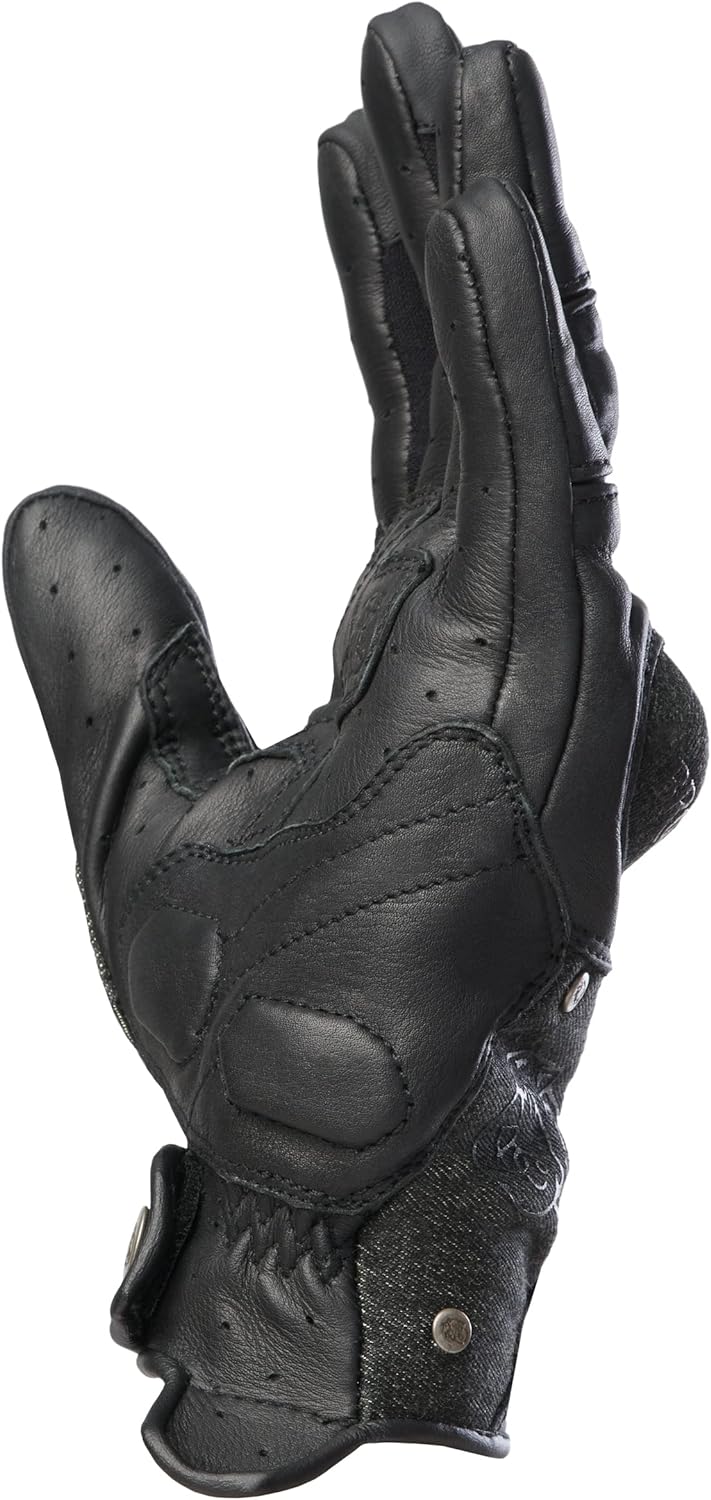 BROGER Florida Leder Motorradhandschuhe für Männer Dyneema Fibre Knöchelschützer Perforation Touchsc